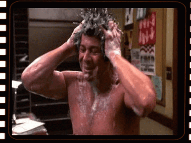 Police Taking A Bath Academy GIF