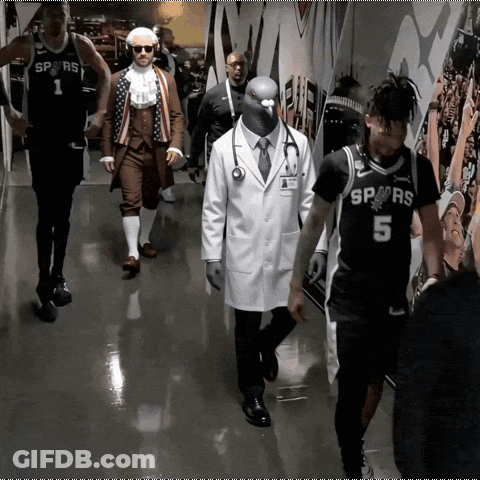 Police Uniform Man Next To T-Mobile Sign GIF