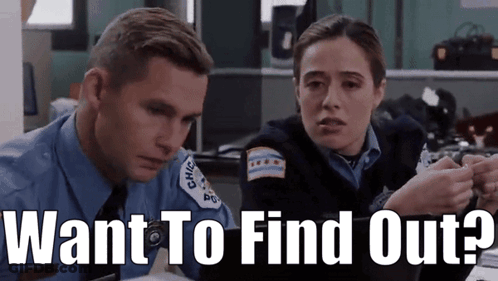 Police Uniforms Sitting At Table Want To Find Out GIF