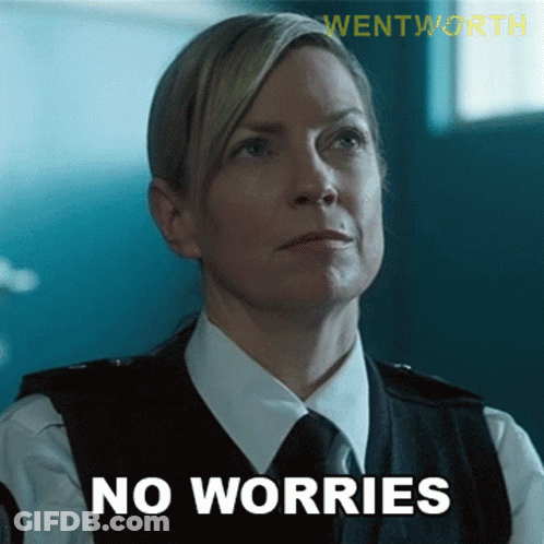 Police Woman No Worries GIF