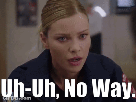 Police Woman Saying Uh-Uh-No Way GIF