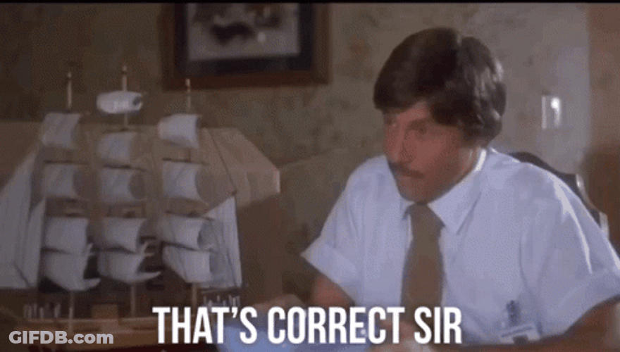 Polite Uncle Rico That Is Correct GIF