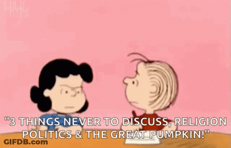 Politics Cartoon Punching Charlie Brown GIF