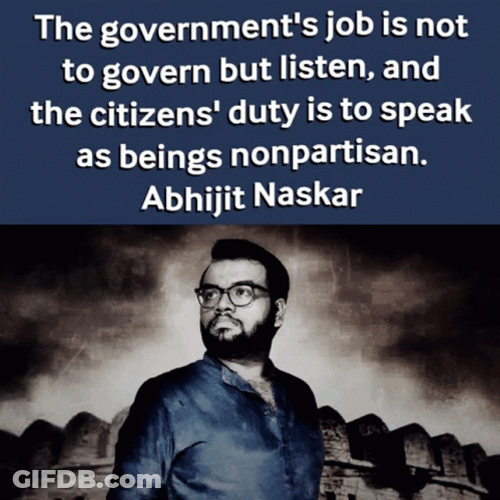 Politics Quote Abhijit Naskar GIF