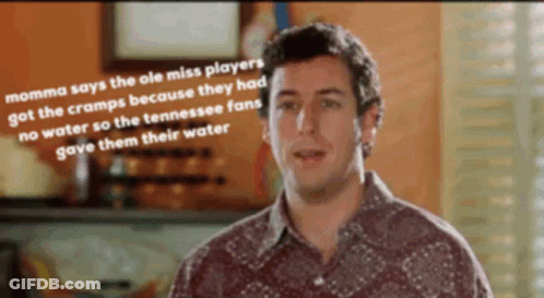 Polka Dot Shirt Man Talking Ole Miss Players GIF