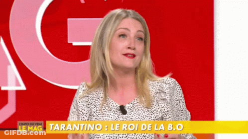 Polka Dot Woman On Tarantino Le Roi De La B.O GIF
