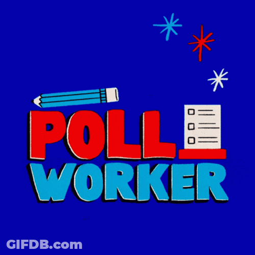 Poll Worker Sign Up Poster In Alabama GIF