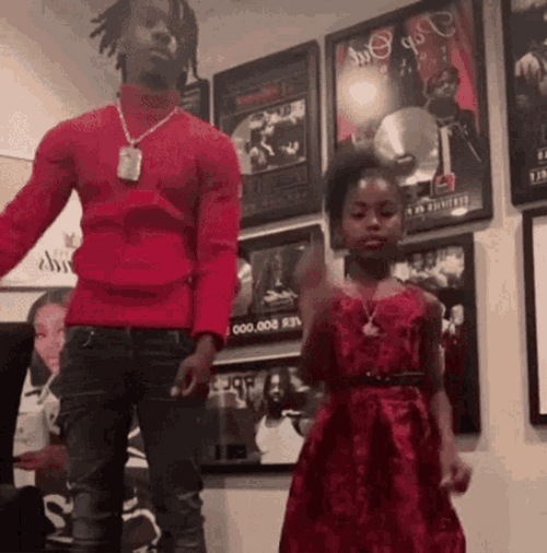 Polo G Dancing With A Kid GIF
