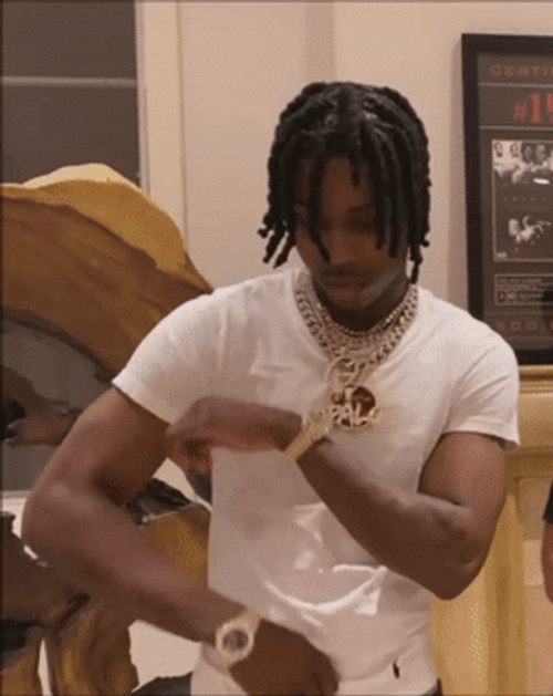 Polo G Doing Hand Rolls GIF