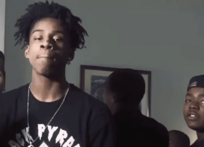 Polo G Holding Gun GIF
