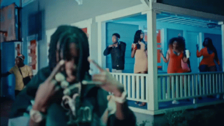 Polo G Rock Hand Sign GIF