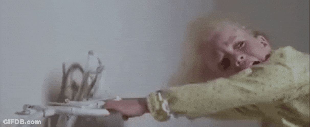 Poltergeist Carol Anne Freeling Getting Pulled GIF