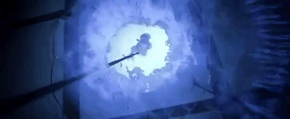 Poltergeist Doane And Carol Falling From Portal GIF
