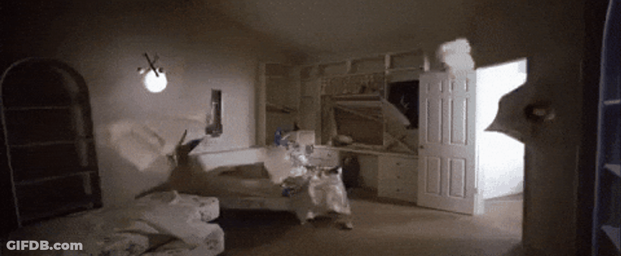 Poltergeist Floating Spinning Things GIF