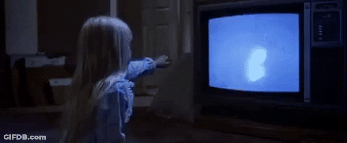 Poltergeist Ghost Hand Appearing GIF