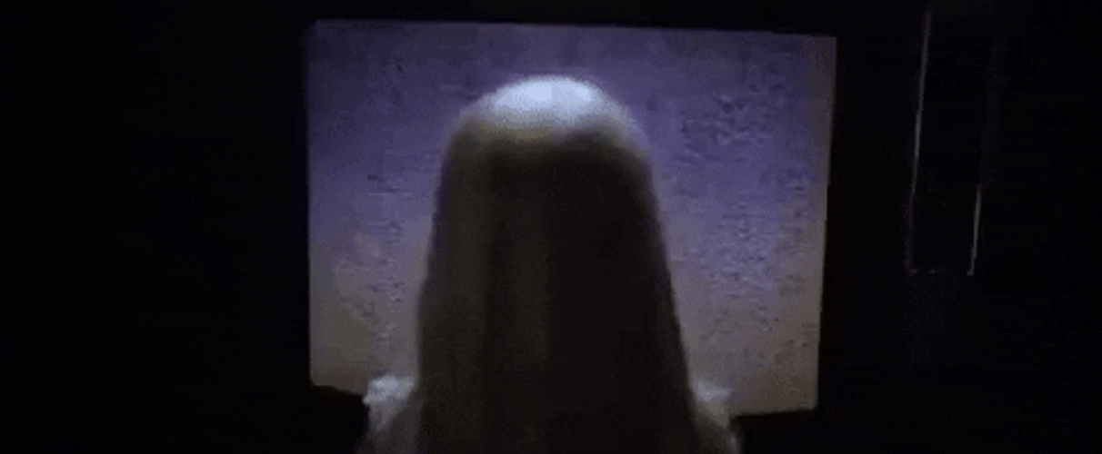 Poltergeist Heather O'Rourke Flashing Static Television GIF