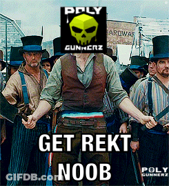 Poly Gunnerz Poster Man In Top Hat GIF