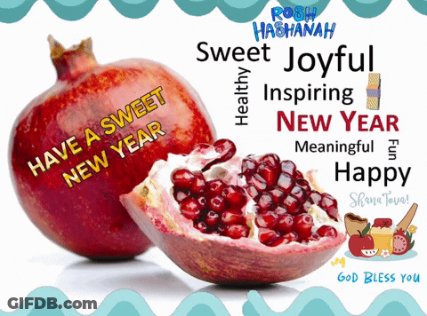 Pomegranate Have A Sweet New Year GIF