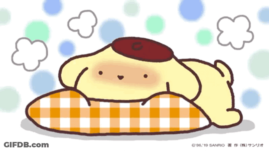Pompompurin Cute Sick Sad Drool GIF