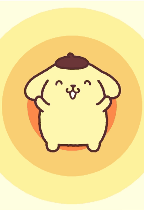 Pompompurin Friends Happy Clap GIF