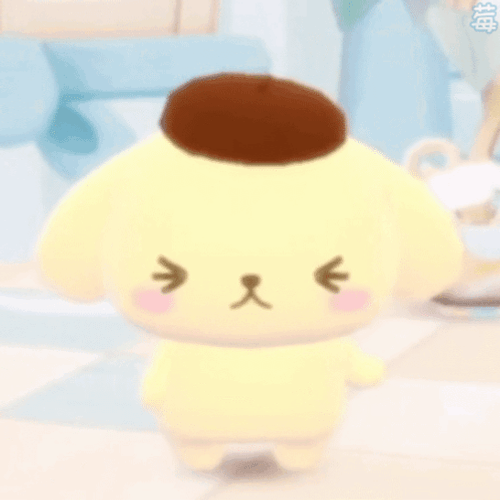 Pompompurin Headshake No GIF