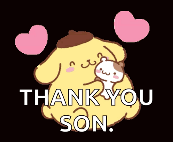 Pompompurin Thank You Son GIF