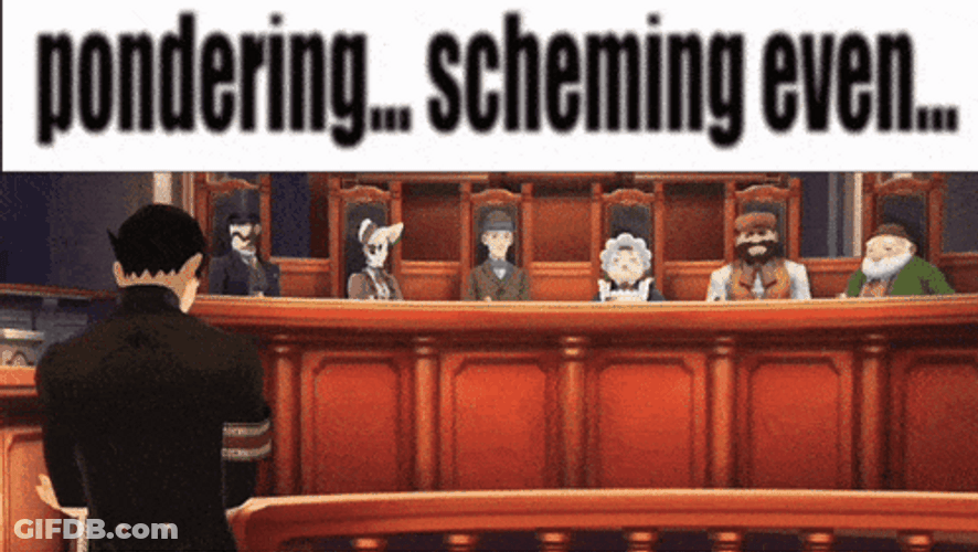 Pondering Scheming Even GIF