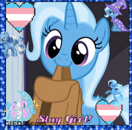 Pony Saying Stay Girl GIF