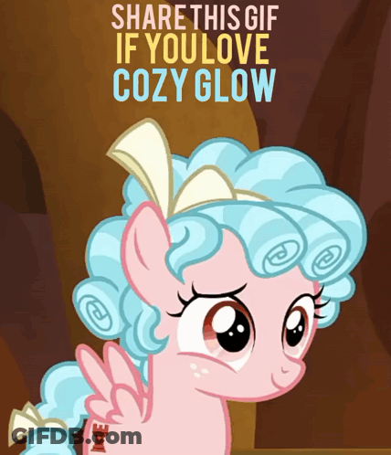 Pony With Share This GIF If You Love Cozy Glow GIF