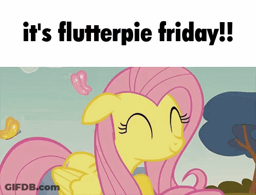 Pony With Words It's Flutterpie Friday GIF