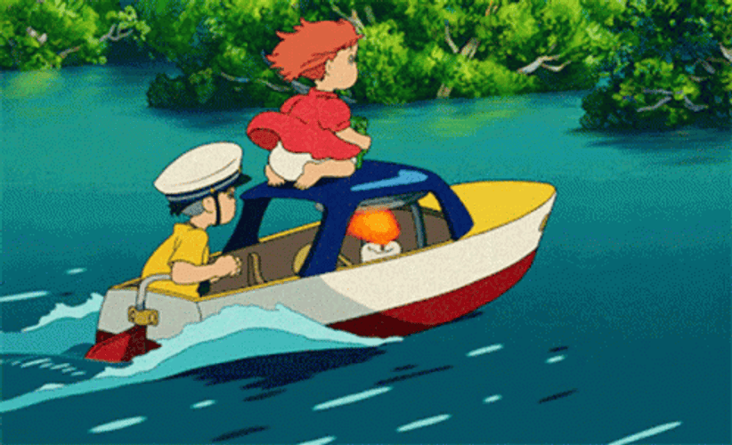 Ponyo And Sosuke GIF