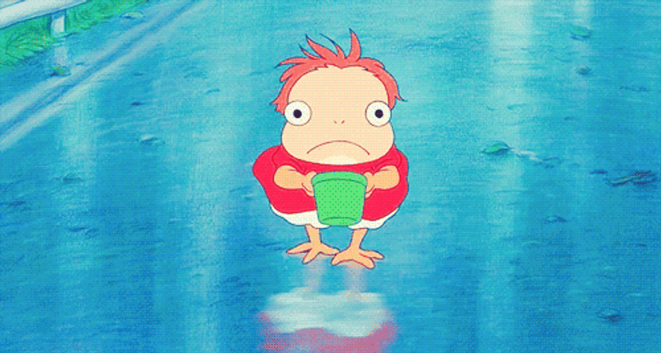 Ponyo Sprinting GIF