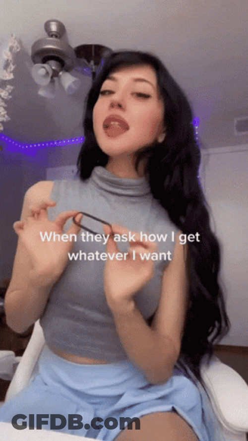 Ponytail Long Hair Pull GIF