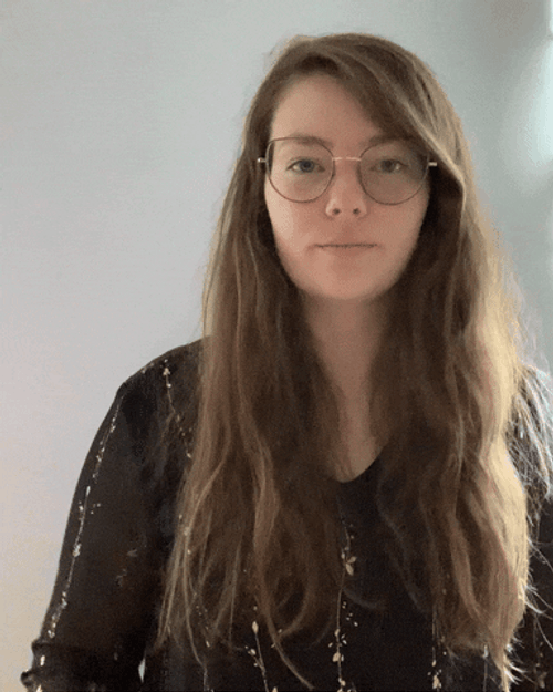 Poof Finger Gun Girl GIF