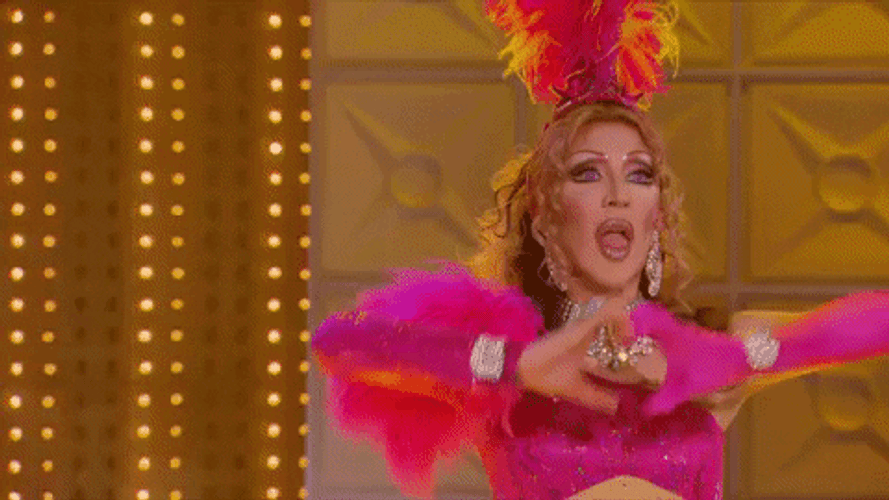 Poof Rupaul Drag Queen GIF
