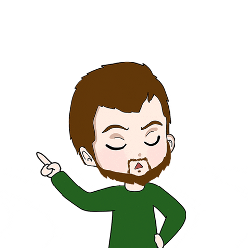 Poof Smoke Head Beard GIF
