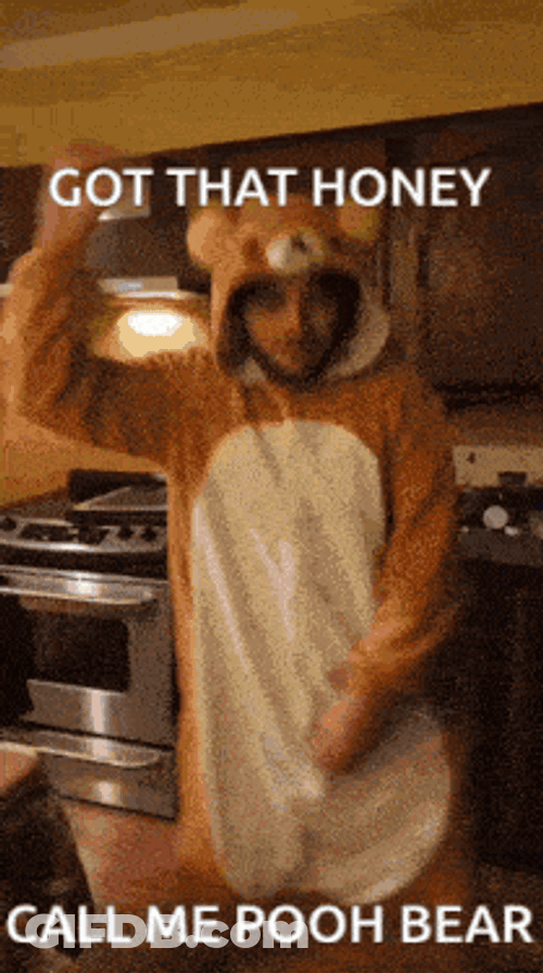 Pooh Bear Money Rilakuma Swag GIF
