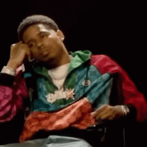 Pooh Shiesty Looking Bored GIF