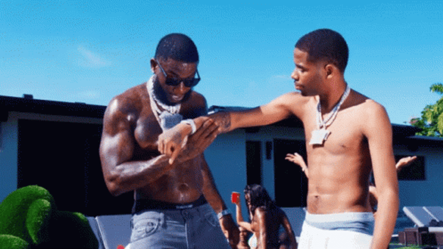 Pooh Shiesty Watch Checked By Gucci Mane GIF