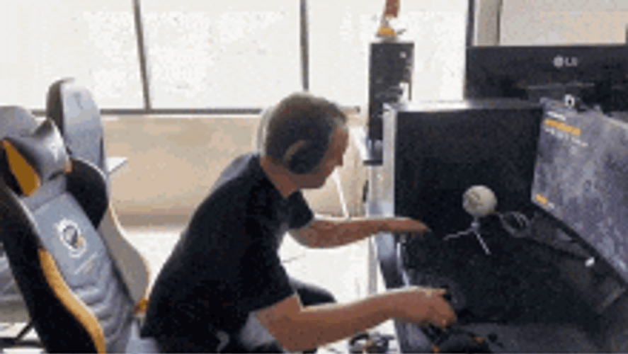 Pookie Angry Guy Smashes Keyboard GIF