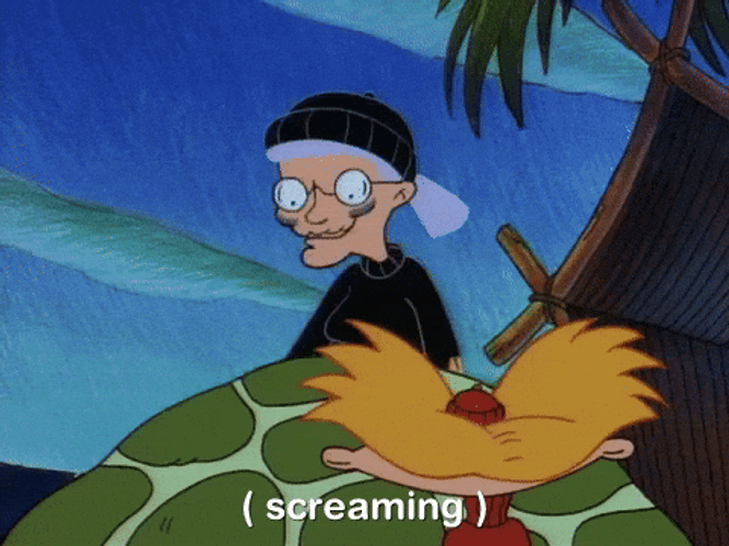 Pookie Hey Arnold Gertie Screaming GIF