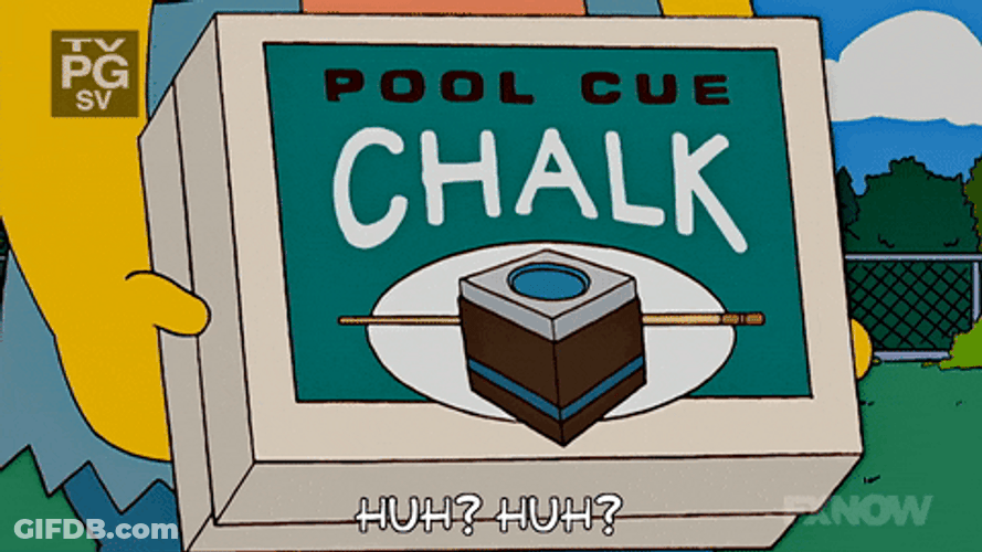 Pool Cue Chalk GIF