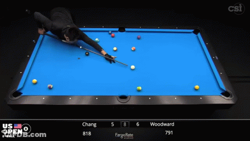 Pool Game At US Open E-Ball GIF