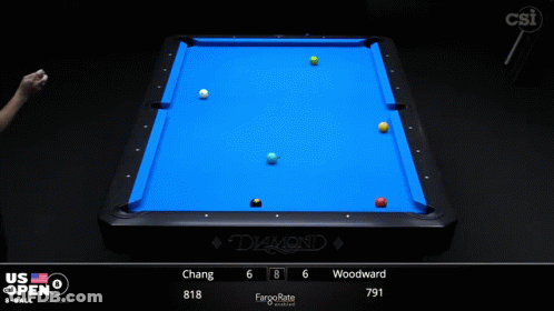 Pool Game On Diamond Table GIF