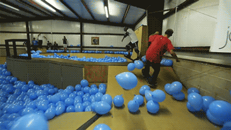 Pool Of Balloons GIF