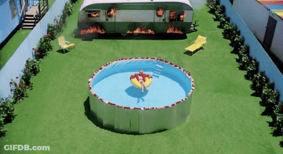 Pool Party Calm Down Taylor Swift GIF