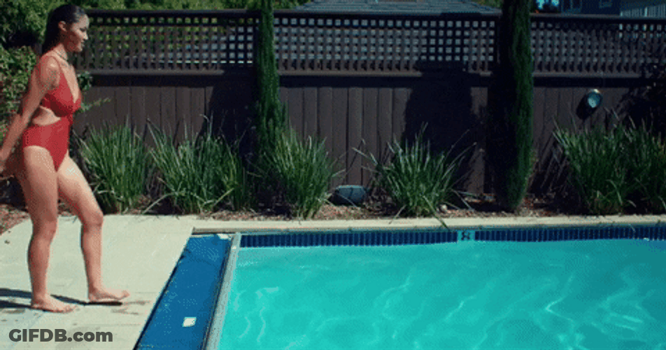 Pool Party Dive Loop GIF