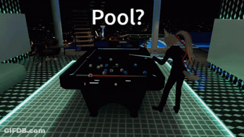 Pool Table Saying Pool GIF