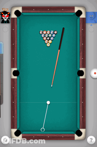 Pool Table With Word You GIF
