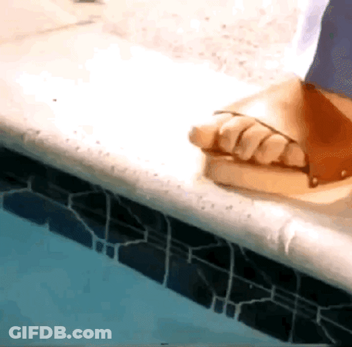 Pool Water Weird Testing GIF